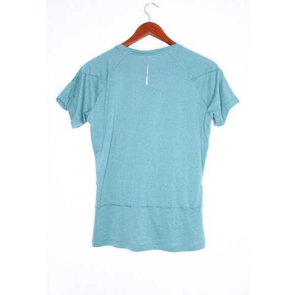 Soloman Activewear SS Shirt L Blue Green Outdoor Hiking Workout Lightweight - Picture 4 of 7